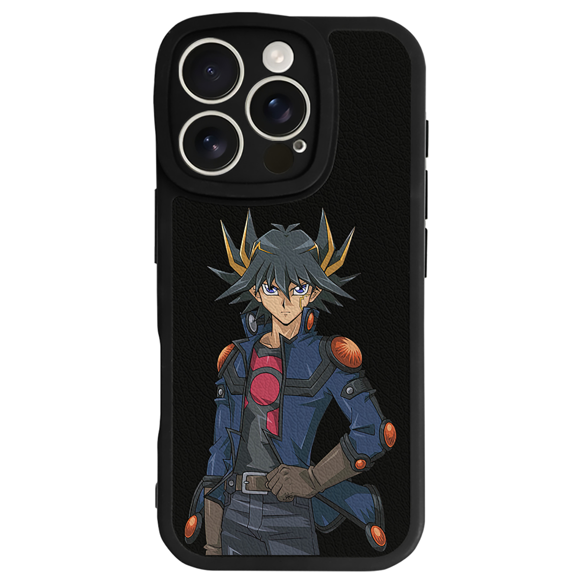 遊☆戯☆王 Yu-Gi-Oh! 【iPhone 16シリーズ対応】シリコンスマホケース（レザー調） 材質：シリコン